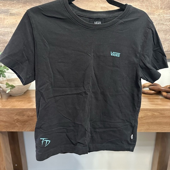 Vans Black Tee with Blue Graphic - Picture 2 of 3